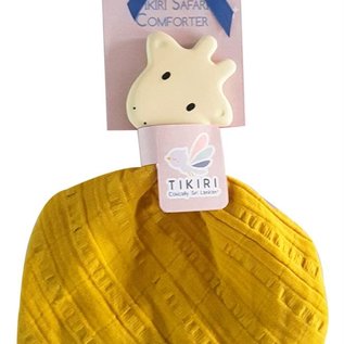 Tikiri Tikiri Knuffeldoekje met bijtspeeltje - Giraffe