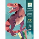 Djeco Djeco Schilderijtjes metalliseren - Dinosaurussen