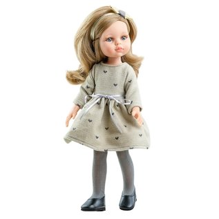 Paola Reina Paola Reina Pop Amigas Carla jurk met hartjes (32cm) PR04463