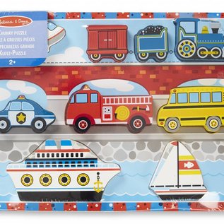 Melissa & Doug Melissa and Doug houten puzzel 'Voertuigen'