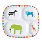 Ginger Wild Africa melamine 4 compartimenten bord