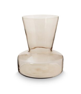 Vase Glass Mirre Sand Trumpet Large 26x30cm