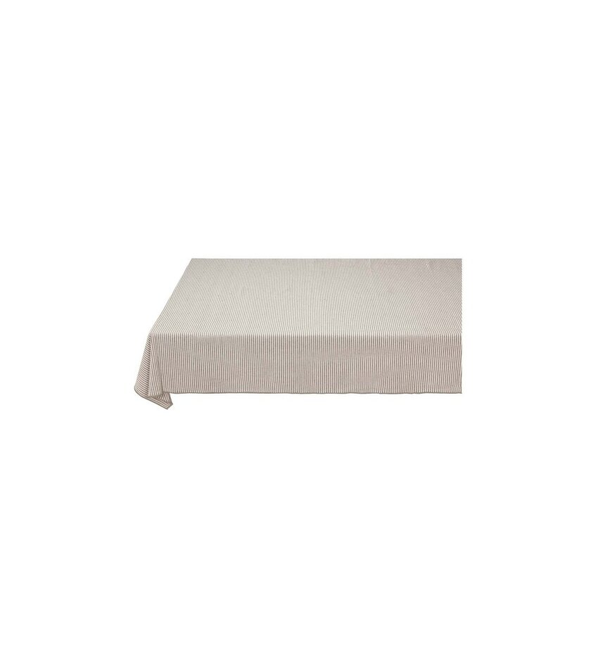 Table Cloth Offwhite-Black Stripe 150x250cm
