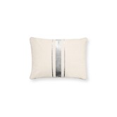Cushion Rectangular Stripe Silver Foil 50x70cm