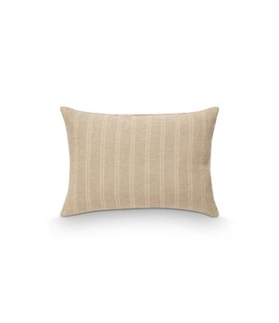 Cushion Rectangular Natural-Pink Stripe 50x70cm