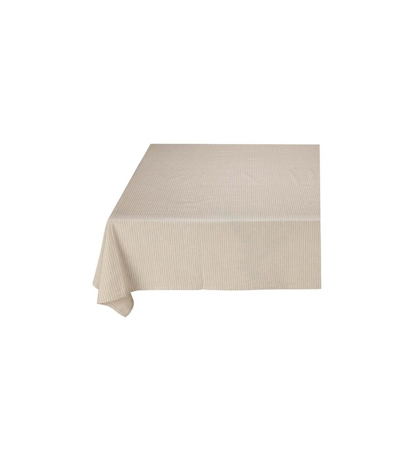 Table Cloth Natural Stripe 150x250cm