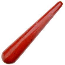 Rode jaspis massage griffel