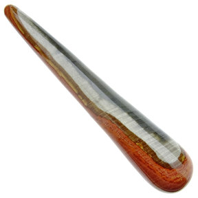 Polychrom jaspis Massage Griffel