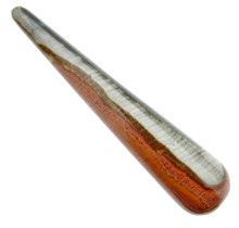 Polychrome jasper wand for massage - 10 cm