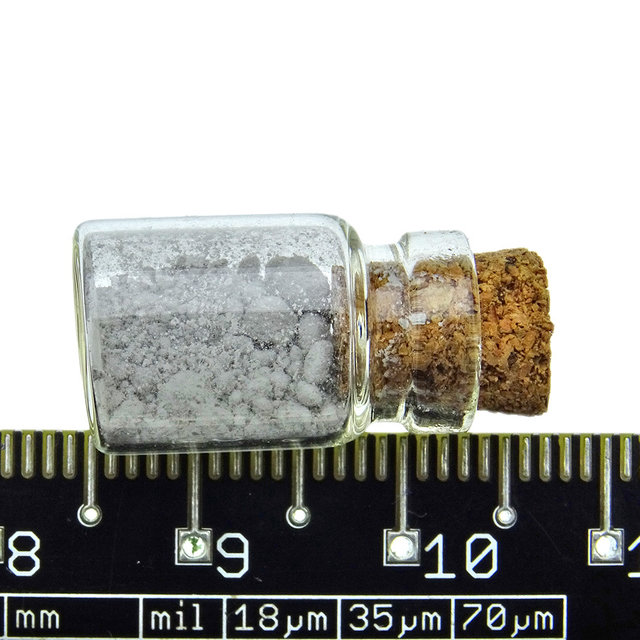 Moon dust 200 milligrams in a bottle