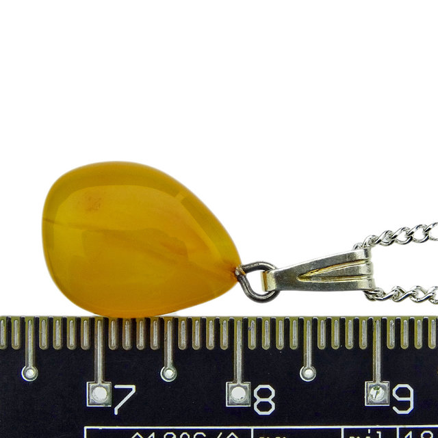Hanger van Baltisch barnsteen met ketting Hanger van Baltisch barnsteen met ketting