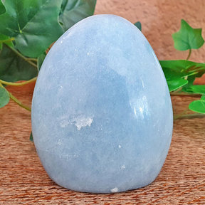 Blue calcite stand
