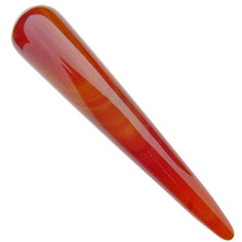Red agate massage wand