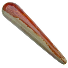 Polychrom jaspis Massage Griffel