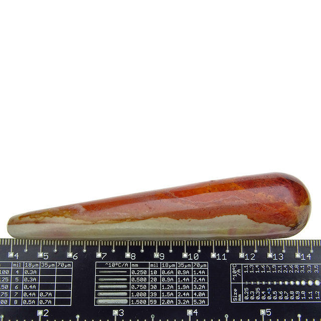Polychrome jasper wand for massage - 10 cm Polychrome jasper wand for massage - 10 cm