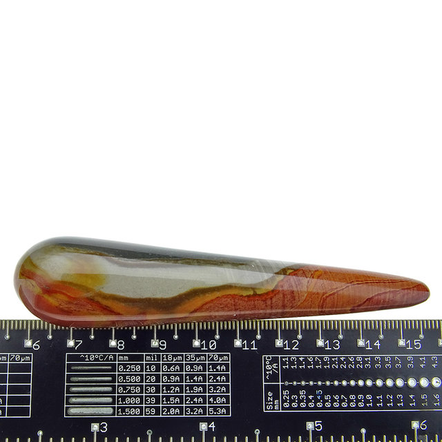 Polychrome jasper wand for massage - 10 cm Polychrome jasper wand for massage - 10 cm