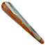 Polychrome jasper wand for massage - 10 cm