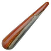 Polychrom jaspis  wand für Massage - 10 cm Polychrom jaspis  wand für Massage - 10 cm