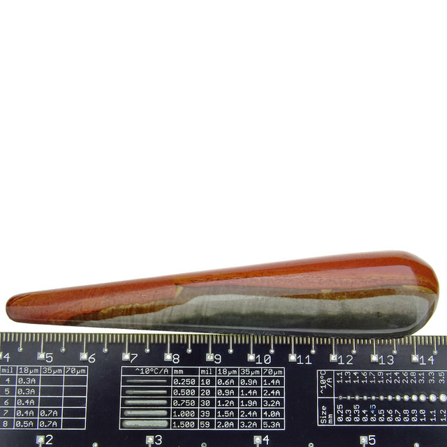 Polychrome jasper wand for massage - 10 cm Polychrome jasper wand for massage - 10 cm