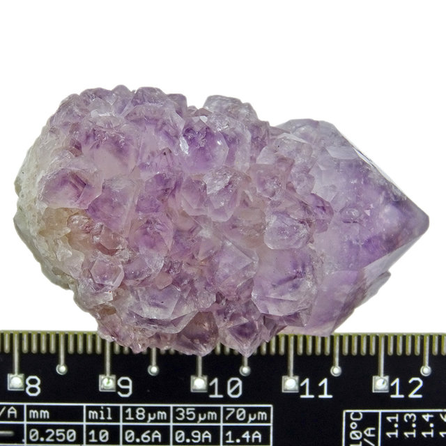 Kaktus oder Spirituosenquarz mit Amethyst