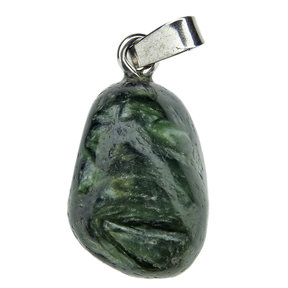 Seraphinite pendant with silver
