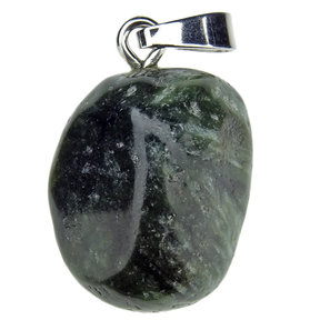 Seraphinite pendant with silver