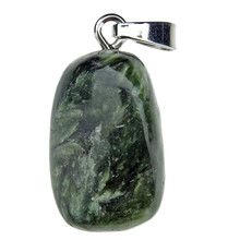 Seraphinite pendant with silver