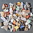 Rough gemstones +/- 80 pieces in a 1,8 KG bag