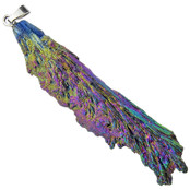 Kyaniet aura, met goud behandelde kyaniet hanger Kyaniet aura, met goud behandelde kyaniet hanger