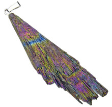 Kyanit-Aura, vergoldeter Kyanit-Anhänger