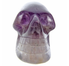 Traveler amethyst skull 8 cm and 75 grams