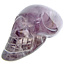 Traveler amethyst skull 6 cm and 45 grams