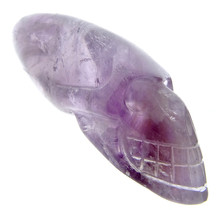 Traveler amethyst skull 7 cm and 48 grams