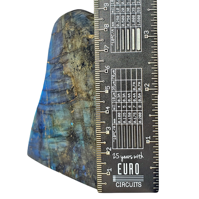 Labradoriet staander, 635 gram Labradoriet staander, 635 gram