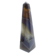 Beautiful obelisk of agate from Brazil