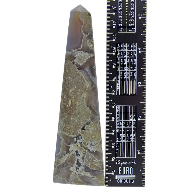 Wunderschöner Obelisk aus Achat aus Brasilien