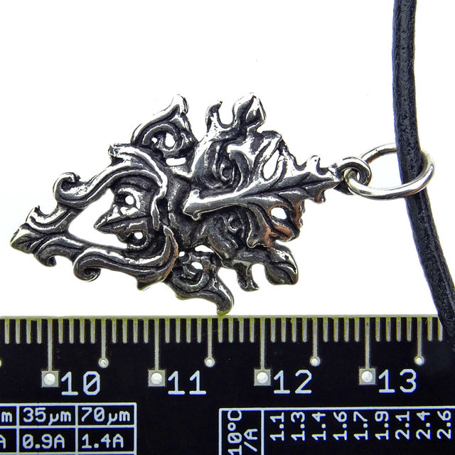 Mooie zilveren hanger green man Mooie zilveren hanger green man