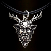 Mooie zilveren hanger Cernunnos Mooie zilveren hanger Cernunnos