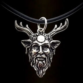 Silver pendant Cernunnos