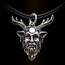 Mooie zilveren hanger Cernunnos