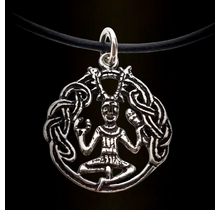 Beautiful silver pendant Cernunnos