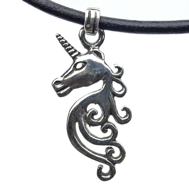Beautiful silver pendant of a Unicorn Beautiful silver pendant of a Unicorn