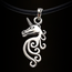 Beautiful silver pendant of a Unicorn