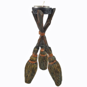 Beautiful witch's broom candlestick Beautiful witch's broom candlestick