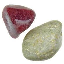 Aventurin rot und weiß