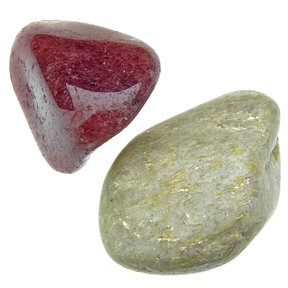Aventurine red and white