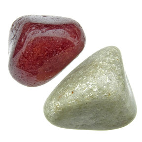 Aventurine red and white