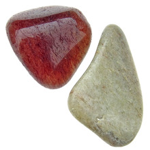 Aventurine red and white