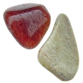 Aventurine red and white