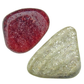 Aventurine red and white